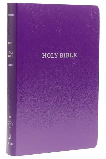 KJV, Gift and Award Bible, Imitation Leather, Purple, Red Letter Edition - Imitation Leather