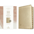 NLT Every Woman's Bible (Leatherlike, Soft Gold, Indexed, Red Letter, Filament Enabled) - Imitation Leather