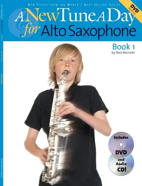 A New Tune a Day - Alto Saxophone, Book 1 (Book/Online Audio) [With CD and DVD] - Paperback