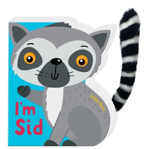 Little Tails: I'm Sid the Lemur: Board Book with Plush Tail - Board Book