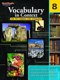 Vocabulary in Context for the Common Core Standards Reproducible Grade 8 - Paperback