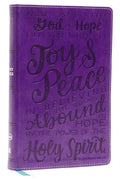 Nkjv, Holy Bible for Kids, Verse Art Cover Collection, Leathersoft, Purple, Comfort Print: Holy Bible, New King James Version - Imitation Leather