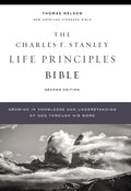 Nasb, Charles F. Stanley Life Principles Bible, 2nd Edition, Hardcover, Comfort Print: Holy Bible, New American Standard Bible - Hardcover