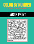 Color By Number Coloring Book For Adults: Large Print, Stress Relieving Designs - Paperback