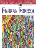 Creative Haven Floral Frenzy Coloring Book - Paperback