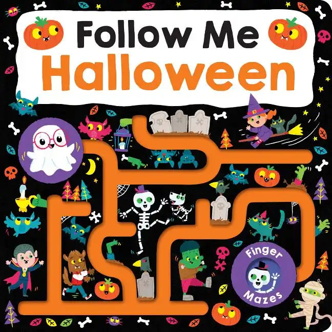 Maze Book: Follow Me Halloween - Board Book