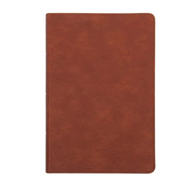 NASB Giant Print Reference Bible, Burnt Sienna Leathertouch - Imitation Leather