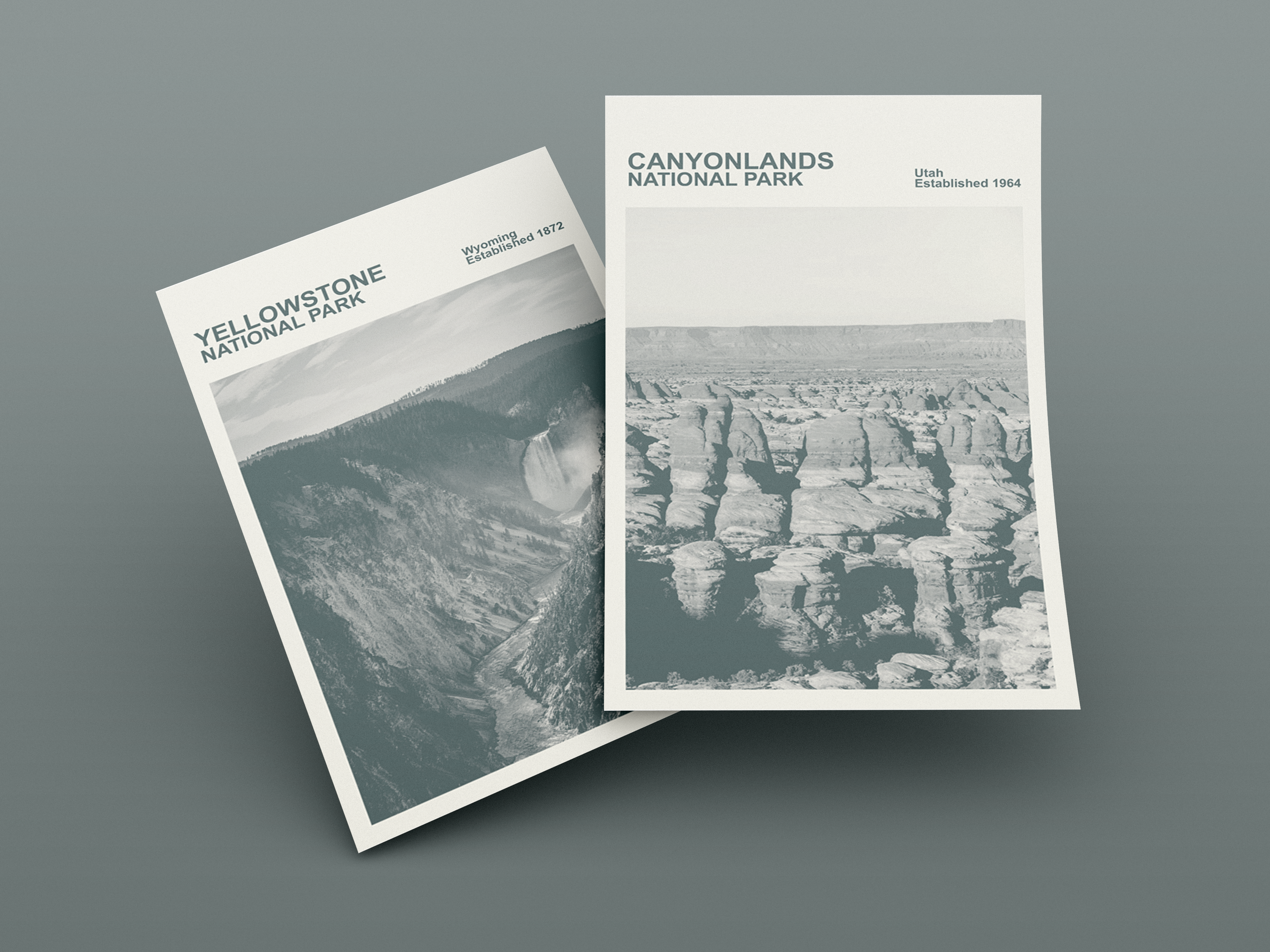 Canyonlands Lake National Park Print, Monochrome