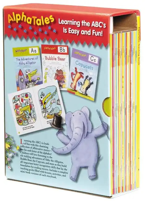 AlphaTales: A Set of 26 Irresistible Animal Storybooks That Build Phonemic Awareness & Teach Each Letter of the Alphabet [With Teacher's Guide] - Boxed Set