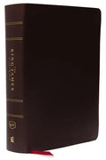 The King James Study Bible, Bonded Leather, Burgundy, Indexed, Full-Color Edition - Bonded Leather