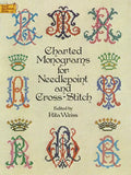 Charted Monograms for Needlepoint and Cross-Stitch - Paperback
