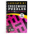 Large Print Crossword Puzzles Pink: More Than 200 Puzzles to Complete - Spiral
