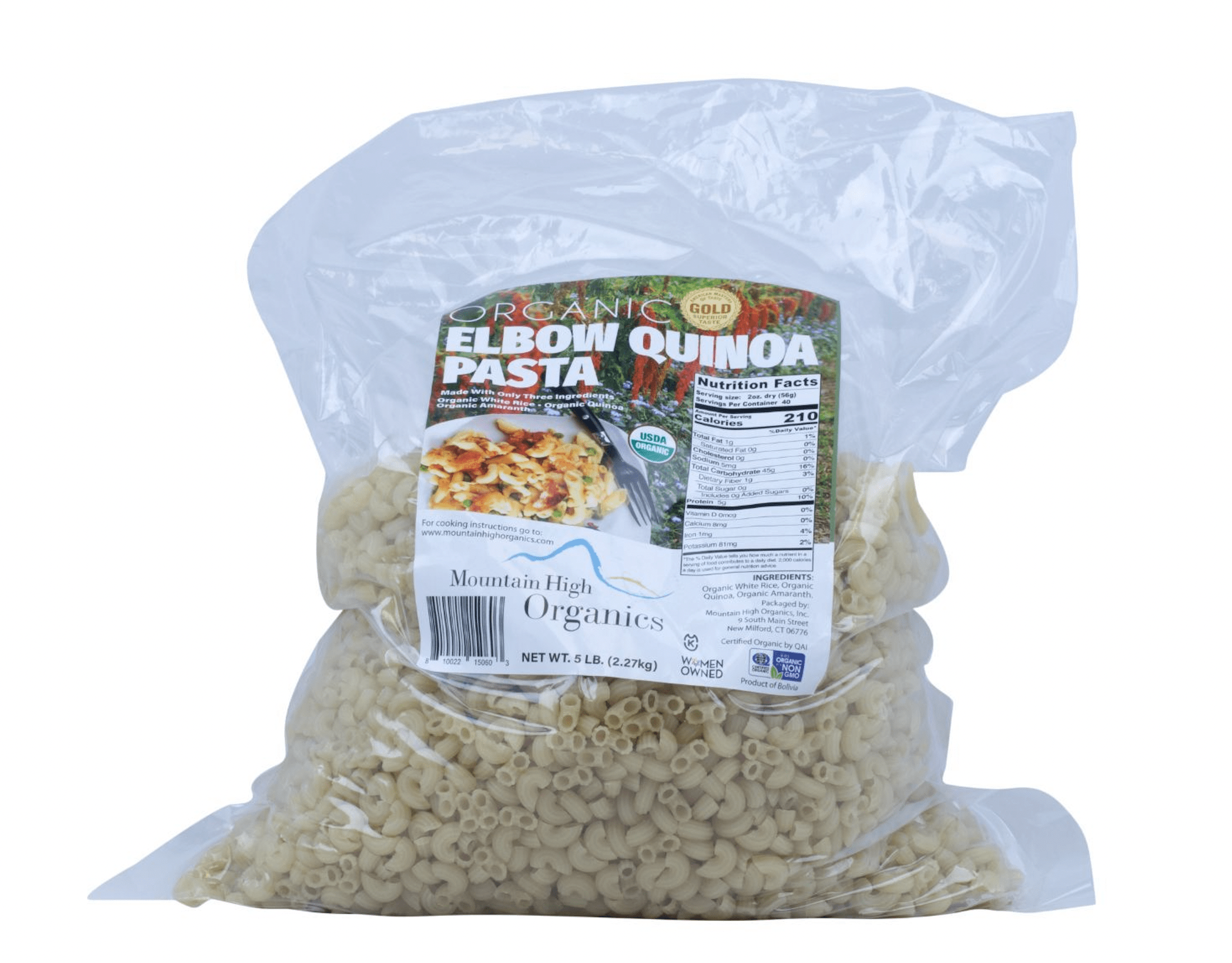Elbows, Quinoa, Organic, Gluten-Free