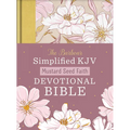 Mustard Seed Faith Devotional Bible--Barbour Skjv [Mustard Yellow Bouquets] - Hardcover
