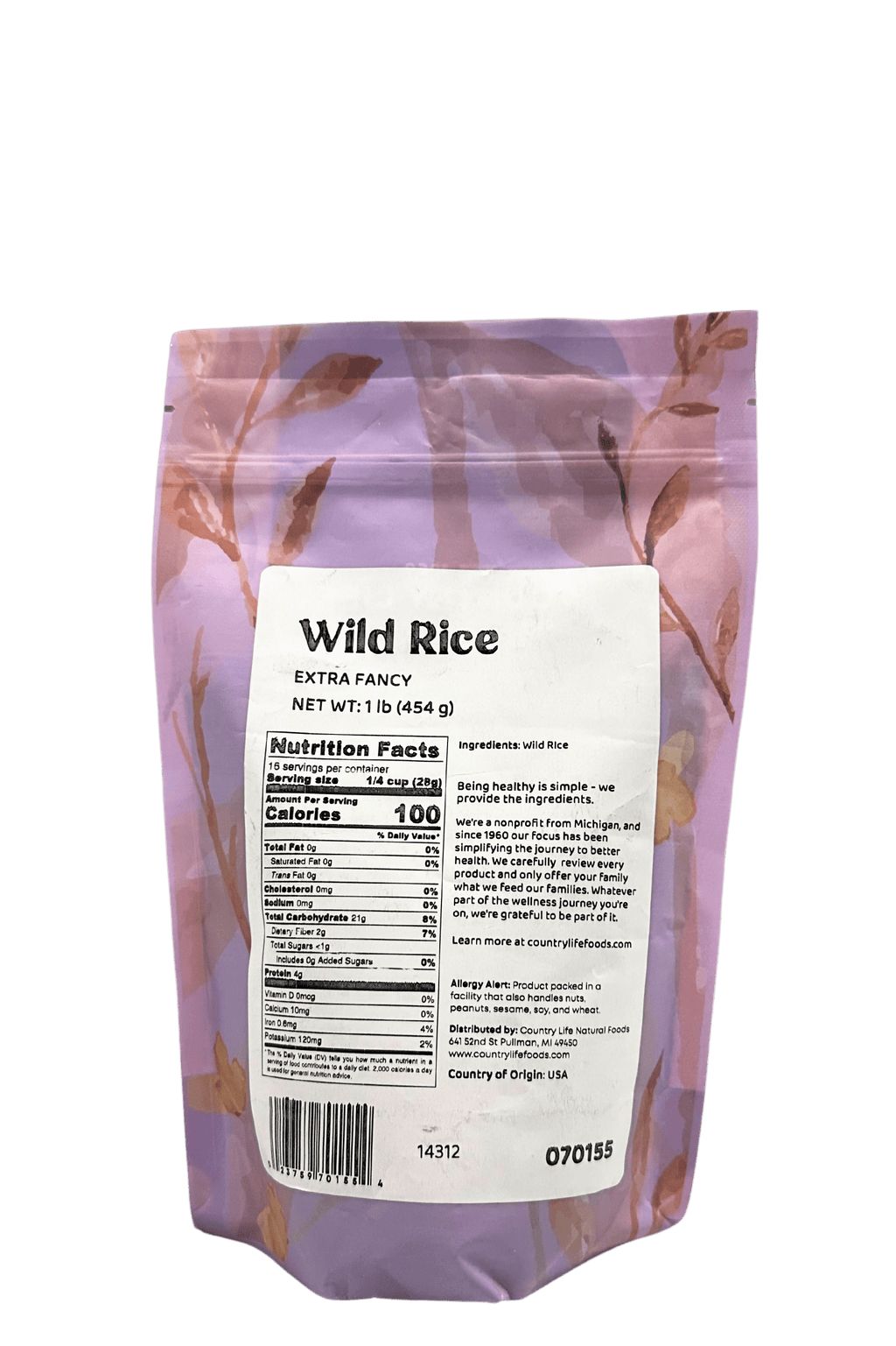 Wild Rice, Extra Fancy