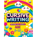 Cursive Writing Books for Kids age 8-10: Teach Handwriting and Practice Tracing Letters, Numbers, Words, and Sentences with a Learning Workbook for Be - Paperback