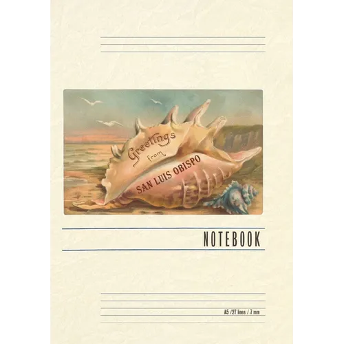 Vintage Lined Notebook Greetings from San Luis Obispo - Paperback