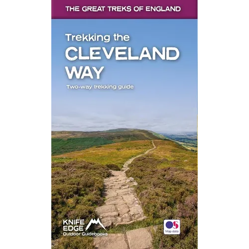 Trekking the Cleveland Way: Two-Way Guidebook with OS 1:25k Maps: 20 Different Itineraries - Paperback