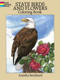 State Birds and Flowers Coloring Book - Paperback