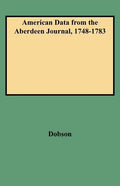 American Data from the Aberdeen Journal, 1748-1783 - Paperback