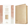 NLT Every Woman's Bible (Leatherlike, Soft Gold, Red Letter, Filament Enabled) - Imitation Leather