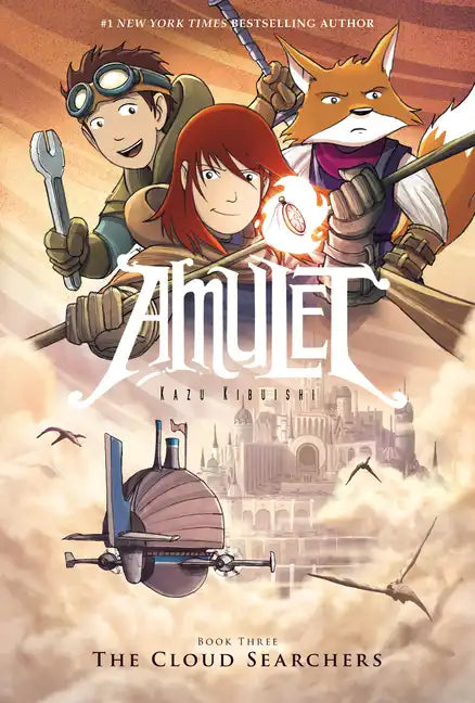 The Cloud Searchers: A Graphic Novel (Amulet #3): Volume 3 - Hardcover