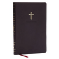 NKJV Holy Bible, Ultra Thinline, Black Leathersoft, Red Letter, Comfort Print - Imitation Leather