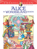 Creative Haven Alice in Wonderland Designs Coloring Book - Paperback