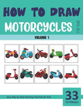 How to Draw Motorcycles for Kids - Vol 1 - Paperback