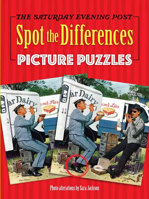 The Saturday Evening Post Spot the Differences Picture Puzzles - Paperback