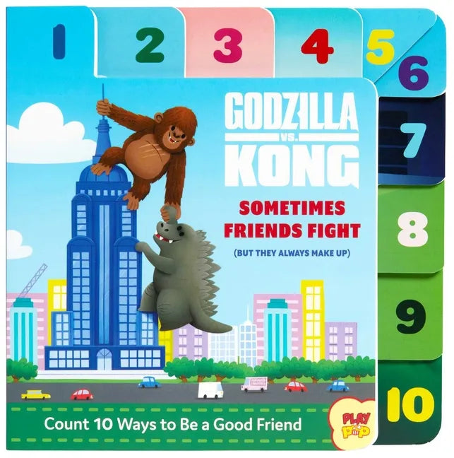 Godzilla vs. Kong: Sometimes Friends Fight: (But They Always Make Up) (Friendship Books for Kids, Kindness Books, Counting Books, Pop Culture Board Bo - Board Book