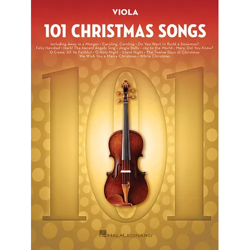 101 Christmas Songs: For Viola - Paperback