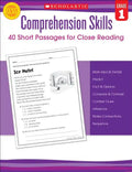Comprehension Skills: 40 Short Passages for Close Reading: Grade 1 - Paperback