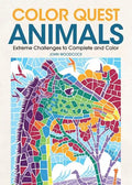 Color Quest Animals: Extreme Challenges to Complete and Color - Paperback