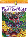 Creative Haven Entangled Butterflies Coloring Book - Paperback