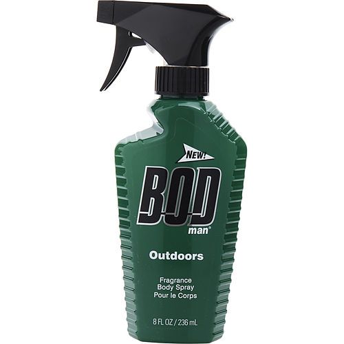 BOD MAN OUTDOORS by Parfums de Coeur FRAGRANCE BODY SPRAY 8 OZ
