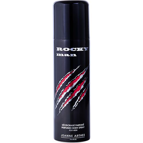 ROCKY MAN by Jeanne Arthes PERFUMED BODY SPRAY 6.7 OZ