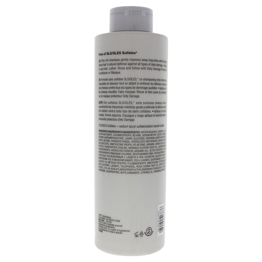 Defy Damage Protective Shampoo by Joico for Unisex - 33.8 oz Shampoo