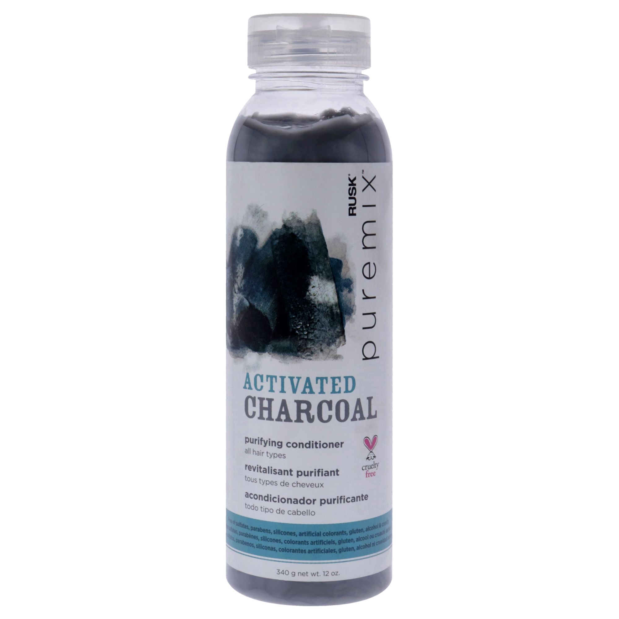 Puremix Activated Charcoal Purifying Conditioner by Rusk for Unisex - 12 oz Conditioner