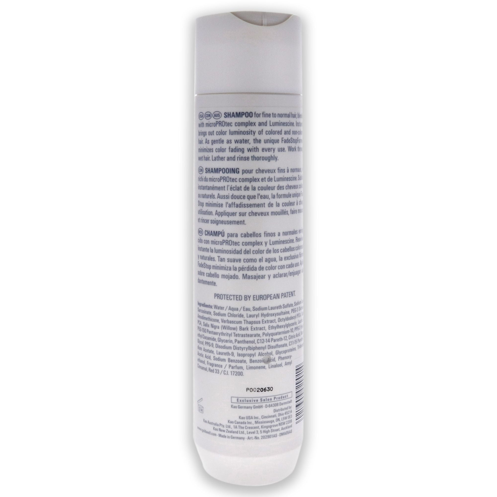 Dualsenses Color Brilliance Shampoo by Goldwell for Unisex - 10.1 oz Shampoo