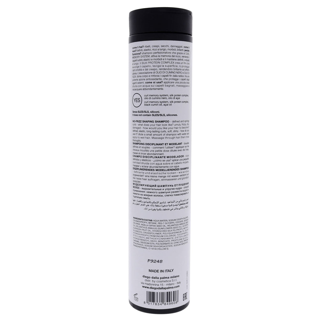Orgoglioriccio No-Frizz Shaping Shampoo by Diego Dalla Palma for Unisex - 8.5 oz Shampoo