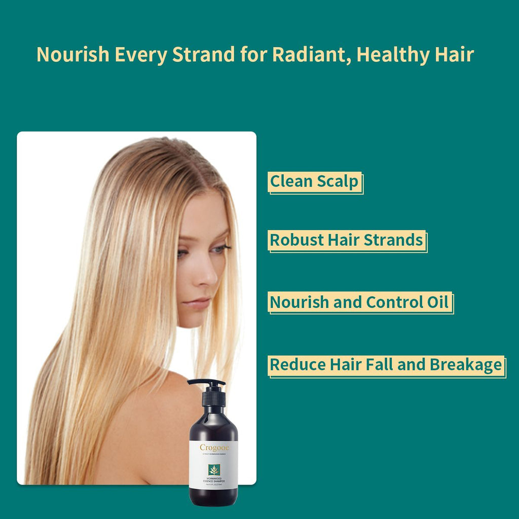 Wormwood Essence Shampoo Ten Plant Extracts Cleanse And Hydrate Hair And Scalp, Improves Hair Volume, Strength And Texture, Physician-formulated For Thinning Hair,for All Hair 9.1 Fl Oz