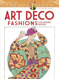 Creative Haven Art Deco Fashions Coloring Book - Paperback