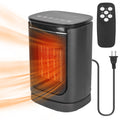 1500W Electric Space Heater Ceramic Heater Fan 90ºOscillating Heating Fan with 3 Modes Remote Control Digital Display Tip-over Overheating Protection