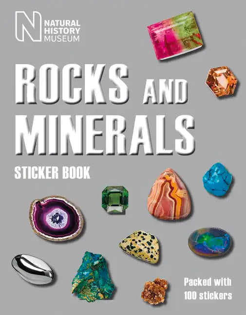 Rocks and Minerals Sticker Book - Paperback