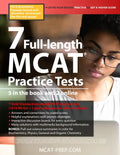 7 Full-Length MCAT Practice Tests: 5 in the Book and 2 Online, 1610 MCAT Practice Questions Based on the Aamc Format - Paperback