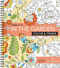 Color & Frame - In the Garden (Adult Coloring Book) - Spiral