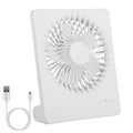 Portable Desk Fan USB Rechargeable Table Cooling Fan Quiet 5 Blades Desktop Fan with 3 Speeds Ajustment for Bedroom Office