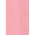 CSB Large Print Thinline Bible, Value Edition, Soft Pink Leathertouch - Imitation Leather