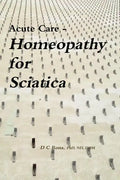 Acute Care - Homeopathy for Sciatica - Paperback